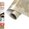 Siser EasyPattern PLUS Glitter - Vinile Termotrasferibile Golden Marble 50 x 30 cm, Termovinile Glitterato Scintillante con Motivi Prestampati, Compatibile con Plotter Da Taglio