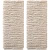 SKL Home CloudSoft - Set di asciugamani in cotone, 2 pezzi, colore: avena
