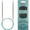 KnitPro Mindful-Ferri da Maglia circolari, 3,50 mm, 80 cm, Blu-Verde