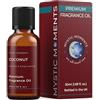 Mystic Moments | Olio profumato Cocco | 50ml | Cocco: una fragranza dalle note cremose di cocco, per candele, saponi, cere profumate e diffusori.