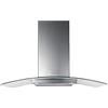 Faber - Cappa a parete RAY finitura acciaio inox e vetro da 90 cm