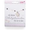NICI- Braccialetto Guardian Piggy, Colore Bianco/Argento, 46052