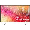 Samsung TV Crystal UHD 4K 43" UE43DU7170UXZT Smart TV Wi-Fi Black 2024, Processore Crystal 4K, 4K Upscaling, Slim Look Design, OTS Lite