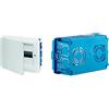 Vimar 0TV53112.B Centralino IP40, 12 Moduli, Guida DIN, Portello Bianco, Completo di Scatola da Incasso per pareti in muratura & 0RV71304 Scatola incasso rettangolare 4 moduli, per pareti in muratura