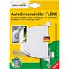 Schellenberg 50153 Avvolgitore a vite Flexo Mini, bianco, Interasse fori 14-15,5 cm