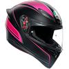 AGV CASCO K1 MULTI WARMUP BLACK/PINK ML