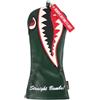 SHABIER New War Shark Flying Tiger Warshark Golf Driver Headcover per Taylormade M3 M4 M5 M6 SIM Golf Club disponibile per driver dimensioni legno misura salvataggio