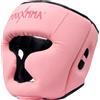 MaxxMMA Copertura completa copricapo boxe MMA allenamento kickboxing sparring karate TaeKwonDo (rosa, M)