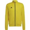 adidas Uomo Entrada 22 Track Jacket, Team Yellow / Black, L Long