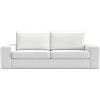 MASTERS OF COVERS Fodera di Ricambio Compatibile con Divano a 3 Posti IKEA Kivik, Kivik 3 Posti Fodera, Kivik 3 Posti Copridivano, 228 x 95 x 83 cm (Cotone, Bianco)