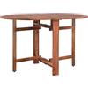 vidaXL Legno Massello d'Acacia Tavolo da Pranzo Ovale 120x70x74cm Tavola Mensa