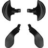 Peixiong 4 Pcs Back Paddles for PS5 Edge Controller, Interchangeable Metal Rear Paddles,Metallic Rear Paddles Trigger Buttons Replacement Parts for PS5 Edge Controller (Black)