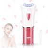 QEWEUUIE Epilatore viso donna,epilatore elettrico donna wireless per viso e corpo,Mini epilatore indolore per la depilazione femminile con luce LED per viso, ascelle, gambe, zona bikini