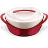 Pinnacle Thermoware Pinnacle Grande casseruola isolata con coperchio 2,6 qt. Elegante scaldavivande per stufa/refrigeratore - Ciotola termica per zuppa/insalata in acciaio inox - miglior set regalo per mamme - Vacanze