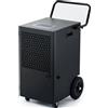 Lapsight 90L/Giorno Deumidificatore Professionale con Pompa: Deumidificatore Industriale con Tubo di Scarico per Spazi Fino a 300m²/600m³, Deumidificatore Casa, Scantinati, Magazzini