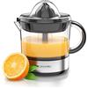 arendo Spremiagrumi Elettrico Spremi Agrumi Elettronico con 2 coni di spremitura e coperchio per aromi Motore due sensi di rotazione sinistra destra Contenitore Trasparente 700 ml Senza BPA Filtro Regolabile