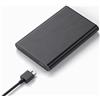 SUYING Hard disk esterno portatile HDD 1 Tb / 500 Gb / 250 Gb / 80 Gb / 2,5 pollici Usb3.0 memorizzazione dati, adatto per PC, desktop, laptop, MacBook, Xbox One, Ps4, Smart TV (500 GB, nero)