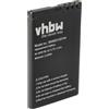 vhbw 1x batteria compatibile con Nokia N900, X1-00, 5800 XpressMusic, X1-01, X6-00, C3-00, X6-00 16GB smartphone cellulare (900mAh, 3,7V, Li-Ion)