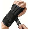 JIEYUCHU Tutore Polso, Fascia da Polso, Polsiera Ortopedica Regolabile, Supporto Polso per Artrite, Tendinite, Mano del Topo e Protezione Sportiva (Mano Sinistra)
