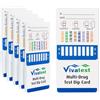 Viva Test VivaTest 8-in-1 - Kit per test antidroga delle urine - 5 test - rileva cocaina, oppiacei, metanfetamine, THC, benzodiazepine, metadone, MDMA - Test antidroga accurato - Risultati rapidi in 5 minuti