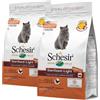 Schesir Sterilised & Light Pollo kg.10X2 Sacchi Croccantini per Gatti Sterilizzati Made in Italy