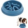 Mikiuly Ciotola per Cani Anti Ingozzamento,Ciotole per Cani Grandi e Taglia Media,Ciotola Anti ingozzamento,Slow-Eating Bowl per Cani e Gatti,per Animali di Piccola/Media/Grande Taglia,Blu