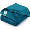 CozyLux Coperta Pile 130x150 cm, Plaid Divano Singolo in Flanella 260GSM per Donne, Regali di Compleanno per Mamma Lei, Decorazione per la Casa, OEKO-TEX 100, 130x150, Teal