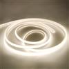 pcning 220 Volt Striscia LED COB 3M Luminous Strip, 3 Meters IP67 Flessibili Strisce 4000K Bianco per Interno Esterno (Bianco, 3M)