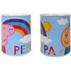 My sweety pop - Salvadanaio in metallo Peppa Pig Blu - Scuola - Contenitore per monete - 12 cm - Idea regalo
