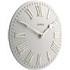 Jones Clocks® Strand Orologio a parete | Orologio convesso classico moderno | 30cm | Grigio pallido | Numeri romani | Ideale per cucina, soggiorno, ufficio o camera da letto