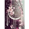 KiKiHong Acchiappasogni Fiore Rosa Diamond Painting Kit,Pittura Diamante Fai da Te,Strass Ricamo a Punto Croce,Decorazione per Casa e Pareti 30x40cm