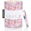 M&SENSE Candele Profumate Soia Pepe Rosa e Peonia 320g, Candela di Design 60 Ore, Atmosfera Calda e Accogliente - Candele Decorative per Soggiorno, Regalo Donna