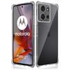 Haofun Cover per Motorola Moto G75 5G, Custodia per Assorbimento degli Urti con Paraurti in TPU Morbido, Sottile Morbida in Silicone TPU Protettiva Case Protezione Fotocamera, Trasparente