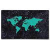 Silent Monsters Tappetino Mouse 36 x 25 cm Mondo verde, con Bordo Cucito, Durevoli, antiscivolo e silenzioso, gioco, ufficio, casa, lavabile, arrotolabile, Tappetini per il Gaming Mousepad