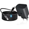 Mijun Caricabatterie Per Samsung, 25W Caricatore Rapido Alimentatore USB C Presa con Cavo Tipo C da 2M per Samsung Galaxy S25 S24 S23 S22 S21 S20 FE/Ultra/Plus/S10/A72 A55 A54 5G A40 A35 A34 A33 A20 A15