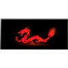 Silent Monsters Tappetino Mouse XXL 90 x 40 cm, Grande, Drago blu, con Bordo Cucito, Durevoli, antiscivolo e silenzioso, gioco, ufficio, casa, lavabile, arrotolabile, Tappetini per il Gaming Mousepad