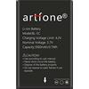 artfone BL-5C Batteria(1300mAh),per CS181/F20/CF241A/C10/F30/G3/G6 e qualsiasi telefono cellulare di BL-5C