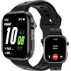 HONOR CHOICE Watch 2i, Bluetooth Calling Smart Watch, AMOLED da 1,85 pollici,14 Giorni di Standy, Spo2, 1ATM, IP68, Compatibile con Android e iOS, Nero