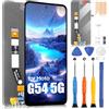 ARSSLY Display per Motorola Moto G54 5G, LCD Schermo per Moto G54 5G XT2343-1 XT2343-2 6.5 Pollici, LCD Display Touch Screen Digitizer Full Assembly con Riparazione Kit, Nero