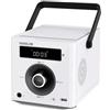 HANLIM Lettore CD portatile 10W compatibile con Bluetooth/Radio FM/Riproduzione MP3/Ingresso USB/AUX/Jack per cuffie/Telecomando, Batteria integrata da 2000 mAh, Lettore CD stereo compatto