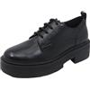 Geox Spherica Ec7 Donna Nero Scarpa Allacciata Donna Francesine dal Mood Contemporaneo, Che reinterpreta Lo Stile Classico in Chiave grintosa. Nero Nero c9999 spherica