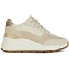 Geox Sneakers con Zeppa Spherica Ec13 Donna - Sneaker Low Cut Donna - D45WAA05422C5322 (LT Sand, Sistema Taglie Calzature EU, Adulto, Donna, Numero, Media, 39)