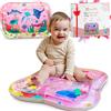 Mallie® Tappetino Tummy Time Neonato XXL, Cuscino Tummy Time Neonato: Tappeto ad Acqua Gonfiabile. Giochi Sensoriali Neonati e Giochi Tummy Time Neonato 0-3 0-6 Mesi. Regalo Nascita Bimbo Bimba