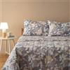Bassetti Completo lenzuolo matrimoniale cotone (Magnolia G1 grigio, MATRIMONIALE)