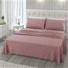 L'ANTICO ARCOLAIO - Completo Lenzuola Una Piazza e Mezza 140x200 Made in Italy, Microfibra Anallergica, Set Lenzuola Francese (1 Lenzuolo Sotto con Angoli, 1 Lenzuolo Sopra, 1 Federa)