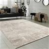 Paco Home Tappeto Salotto Moderno Pelo Corto Moderno Ottica Di Pietra Astratto 3D Marrone Beige, Dimensione:200x280 cm