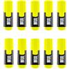 Faber-Castell 205251 - Set di evidenziatori TXTLNER giallo, 10 pennarelli neon per bambini e adulti