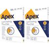 Fellowes Apex A4 Pouches per la plastificazione, finitura lucida, 100 fogli - Super-Flex - per documenti e foto (Confezione da 2), Confezione da 200