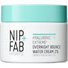 NIP & FAB Nip+Fab Extreme4 Overnight Bounce Water Cream 2% 50 ml, Idratante, Attenua I Pori, Le Linee Sottili E Le Rughe, Previene La Perdita Di Idratazione