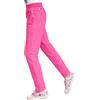MEILONGER Pantaloni da allenamento per ragazze e bambini, in vita elasticizzata, per escursioni, scuola, uniforme, pantaloni sportivi per il tempo libero, Rosa, 160 Centimetro